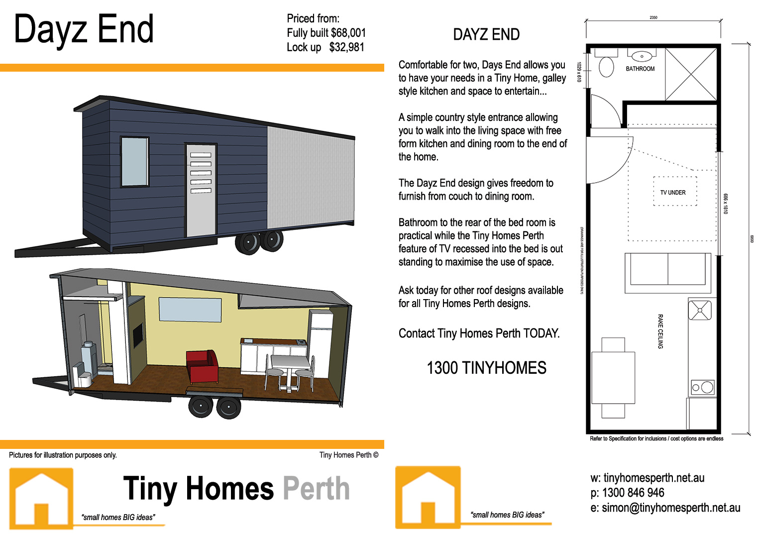 What size and weight are Tiny Homes? - Tiny Homes Perth