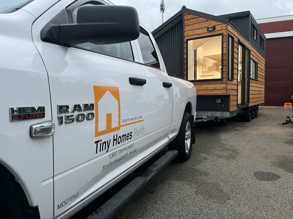 Tiny Homes Perth Towing Tiny Home RAM 1500